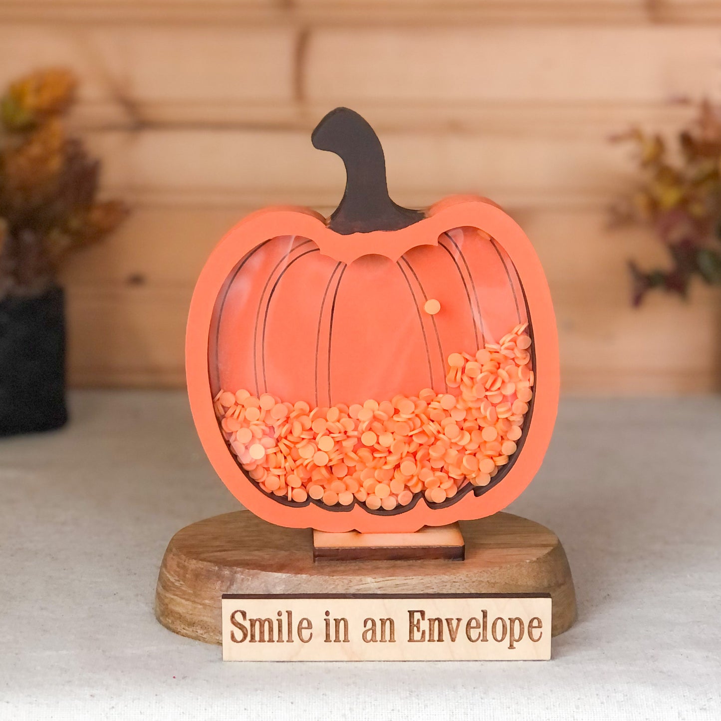 Orange pumpkin shaker+1 base
