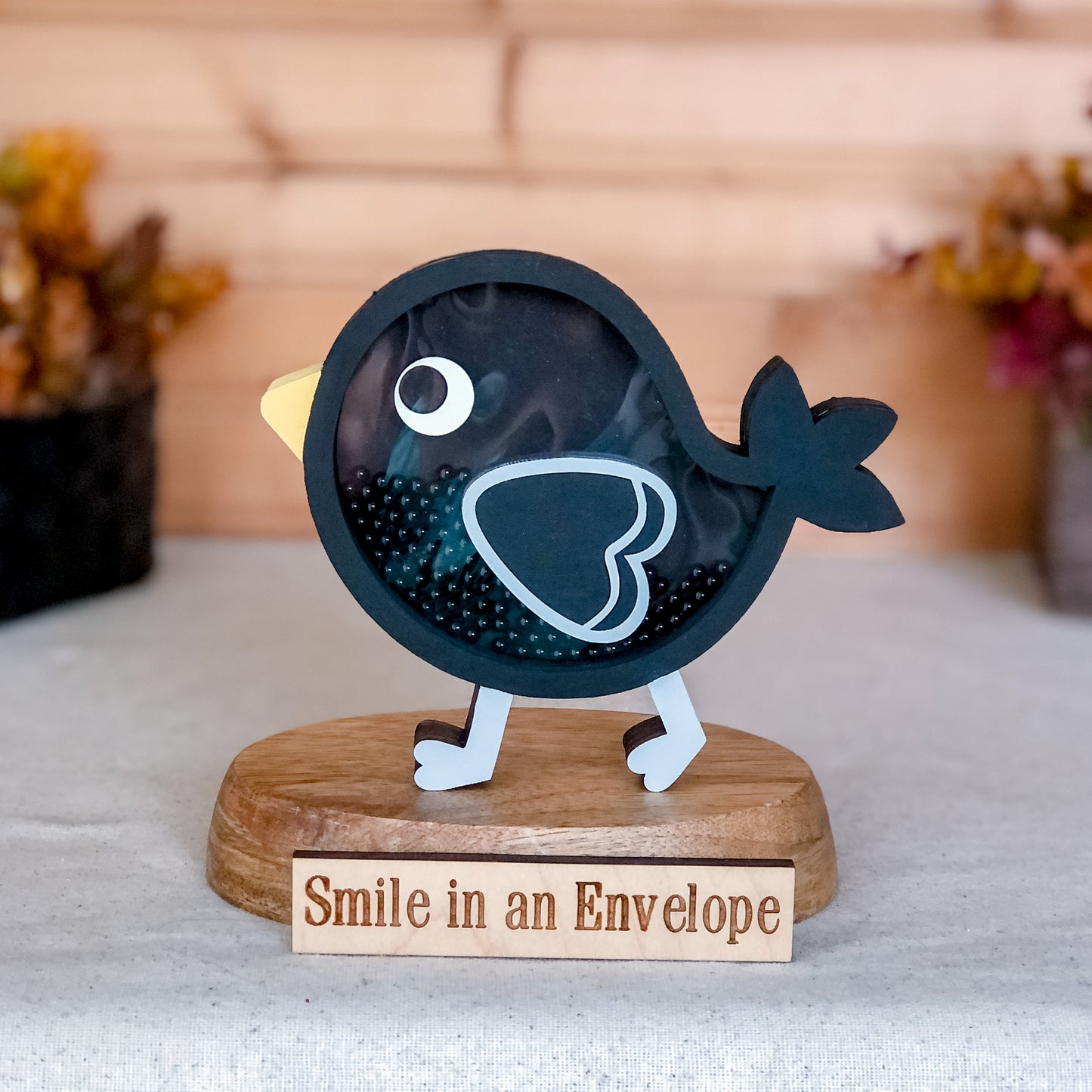 Fall bird shaker