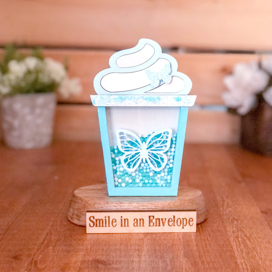 Blue Butterfly Latte shaker image 0