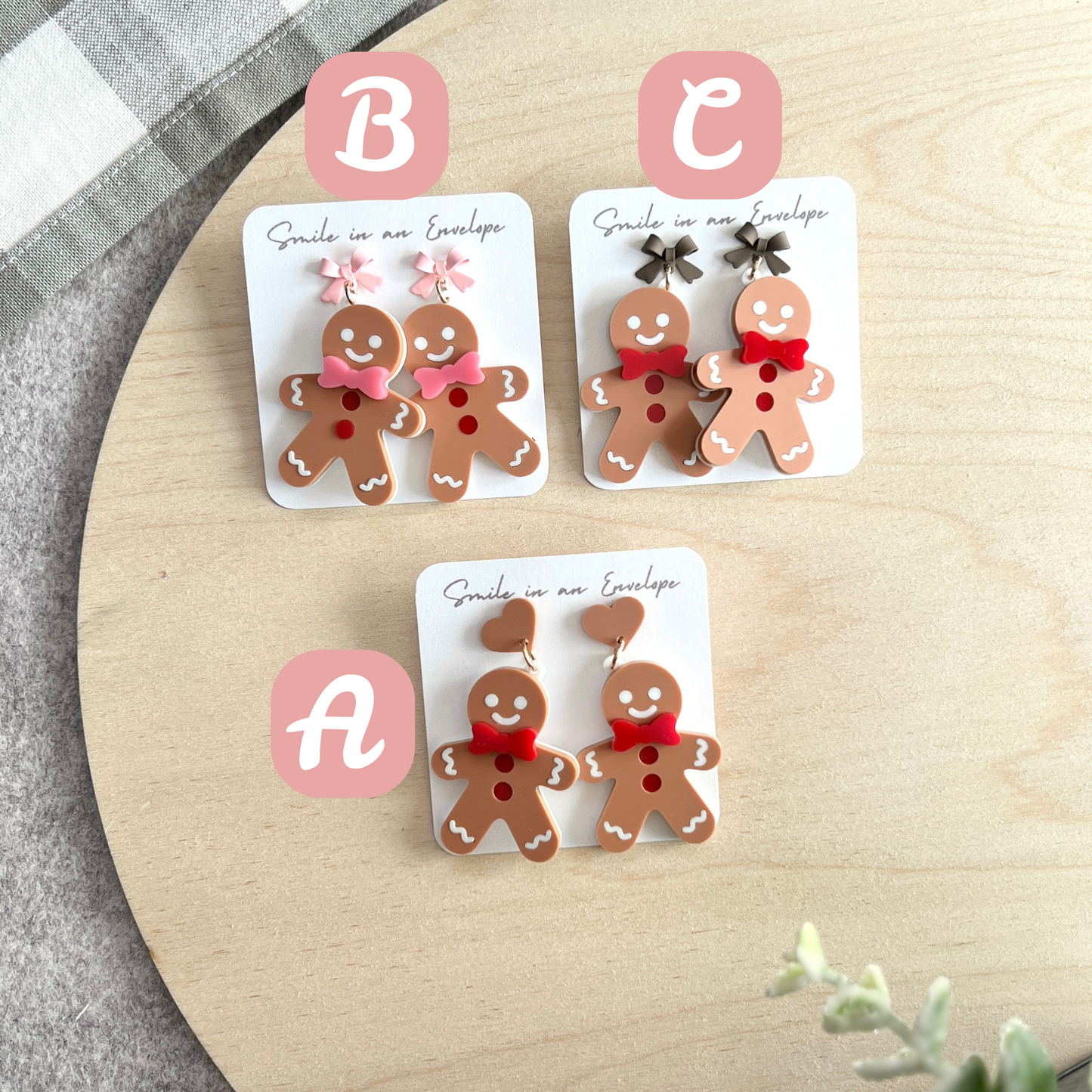 Gingerbread Earrings