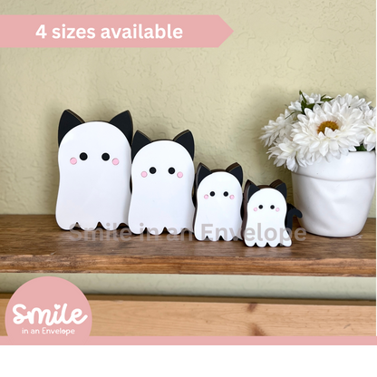 Kitty Ghost Shelf Sitter