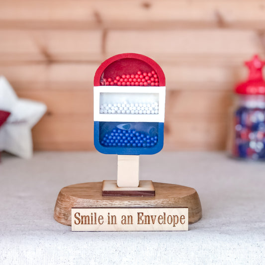 Patriotic Popsicle shaker+ 1 stand image 0