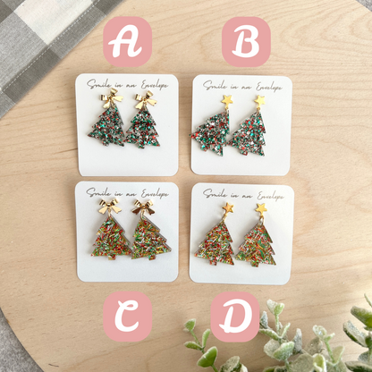 Christmas Tree Earrings