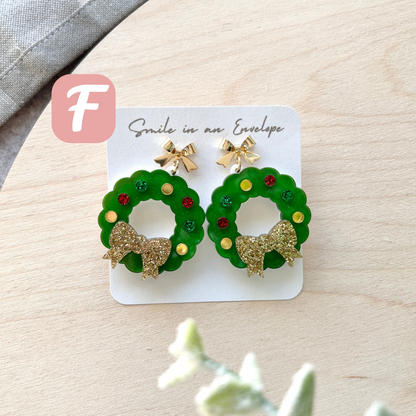 Wreath Earrings