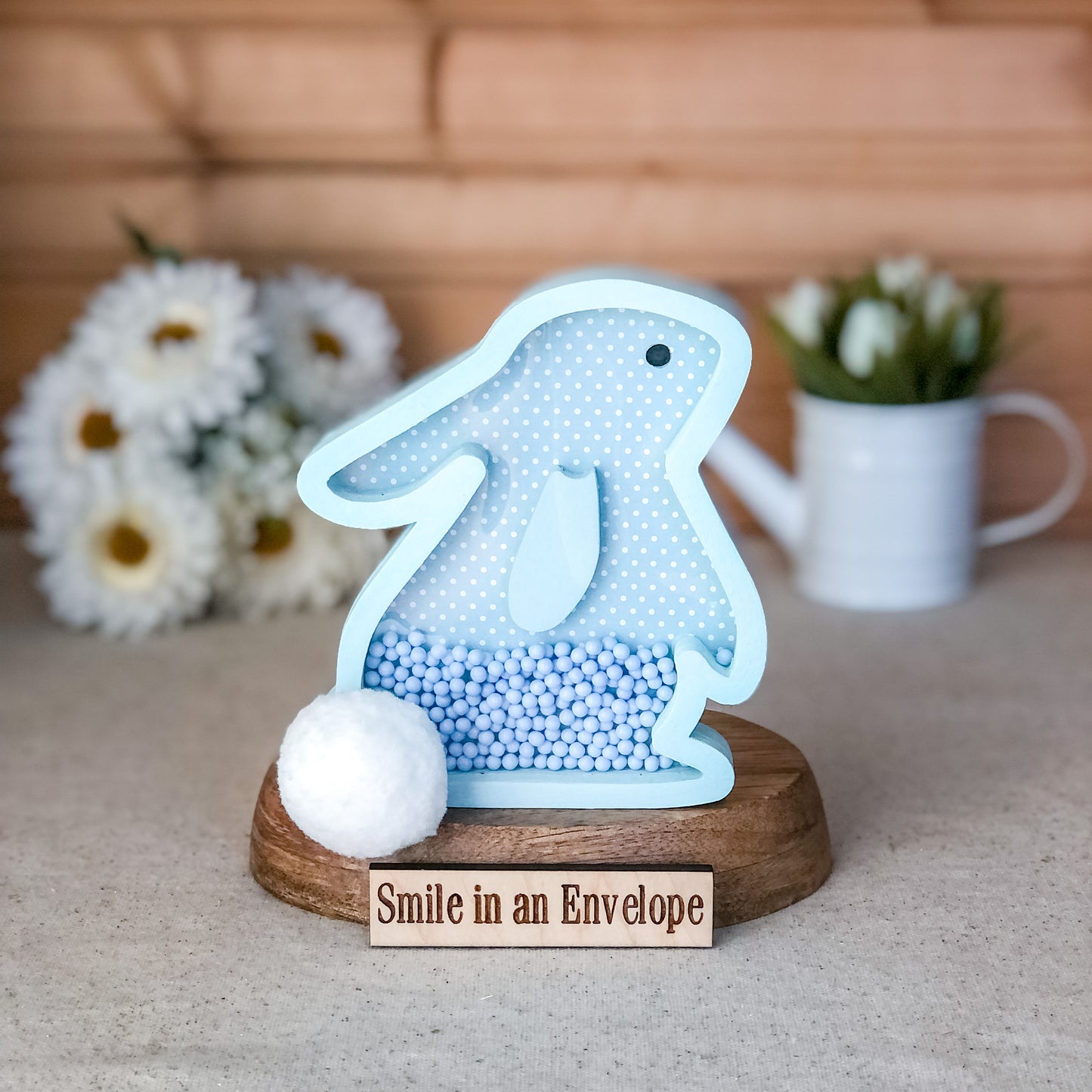 Polka Dot Bunny - Blue image 0