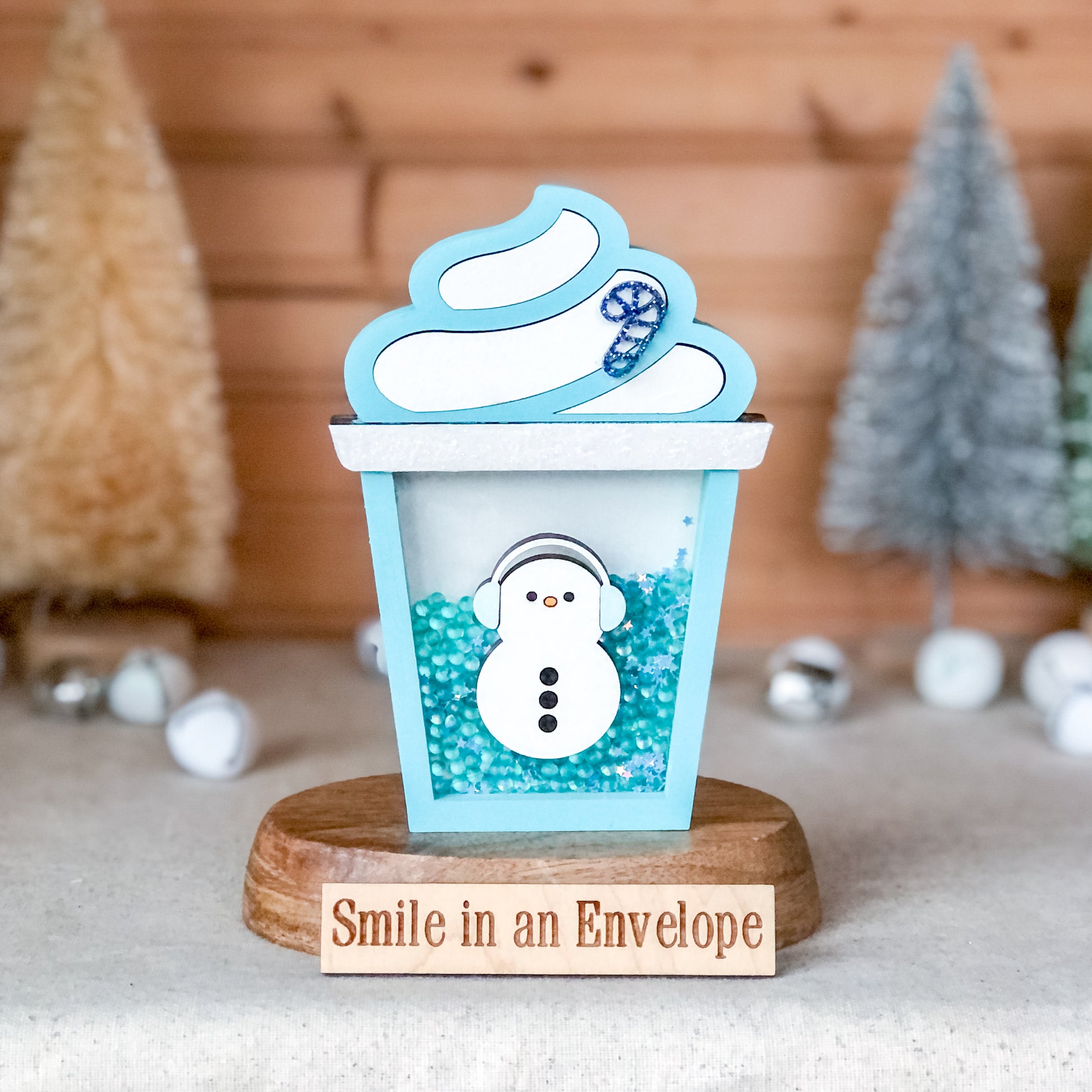 Blue Snowman Latte image 0