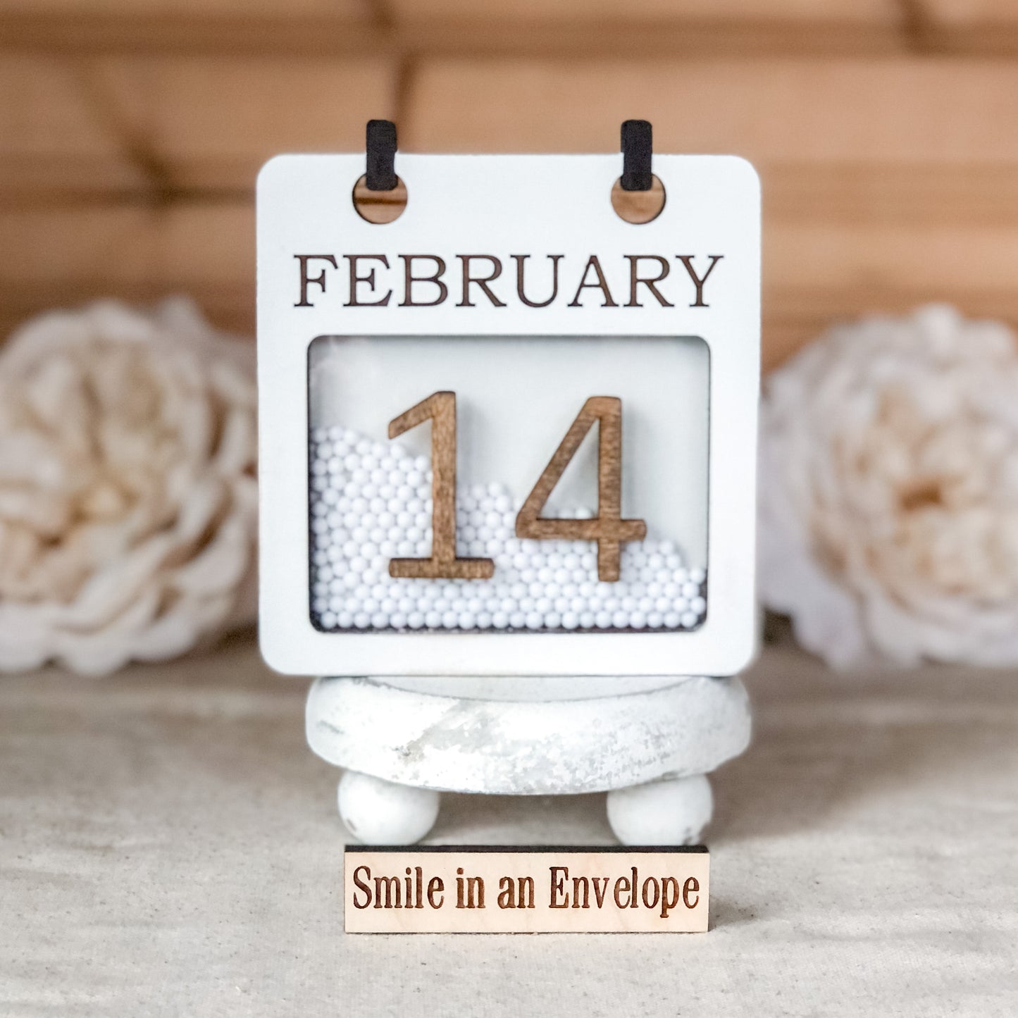 Valentine Calendar Shaker Neutral 