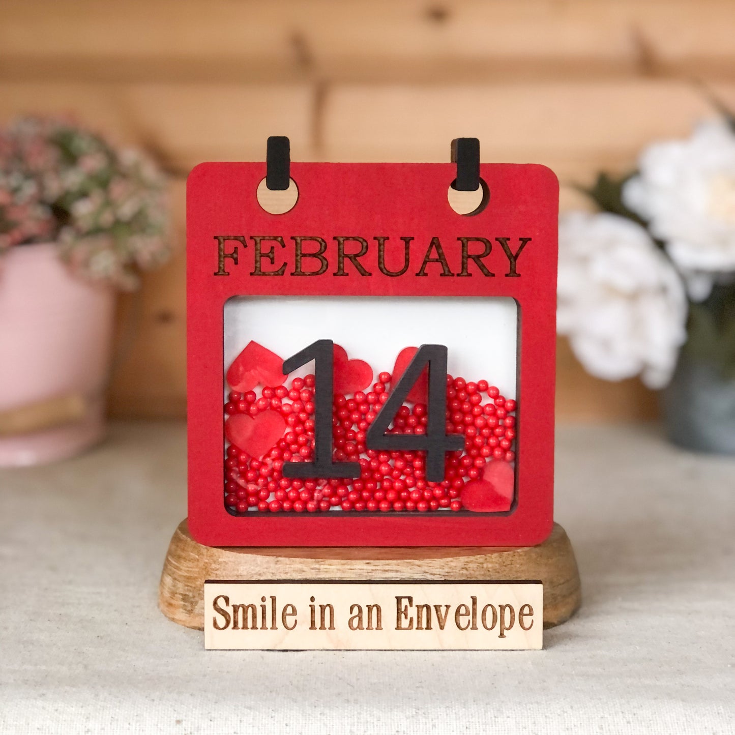 February 14 Calendar - Red image 0