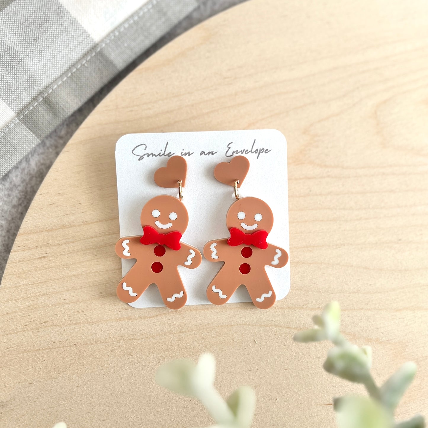 Gingerbread Earrings