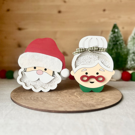 Mr. and Mrs. Claus shaker Bundle