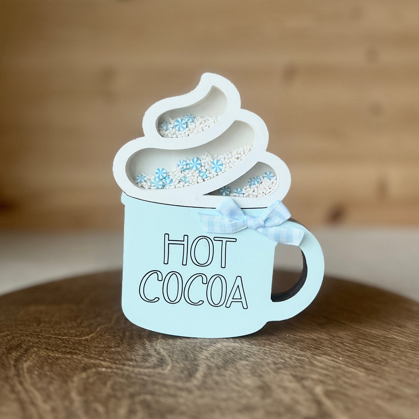 Hot Cocoa shaker - Aqua