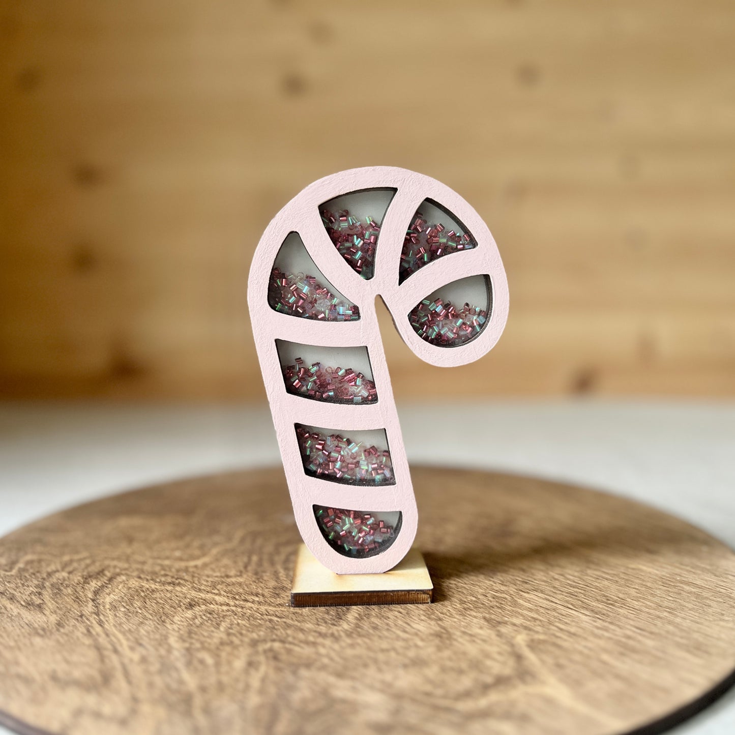 Candy cane shaker + 1 base board - 2021 Version