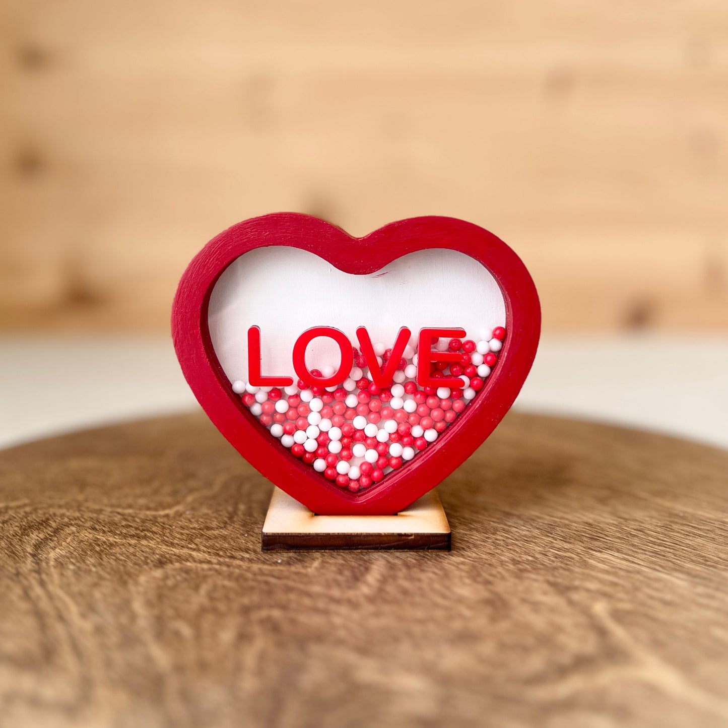 (NEW) Candy Heart Shaker + 1 base *