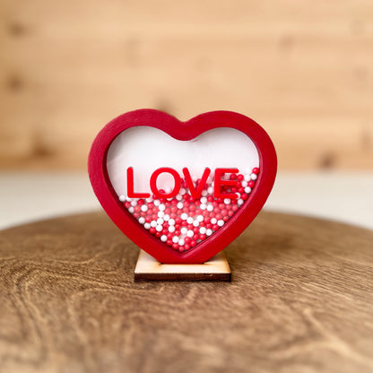 (NEW) Candy Heart Shaker + 1 base *