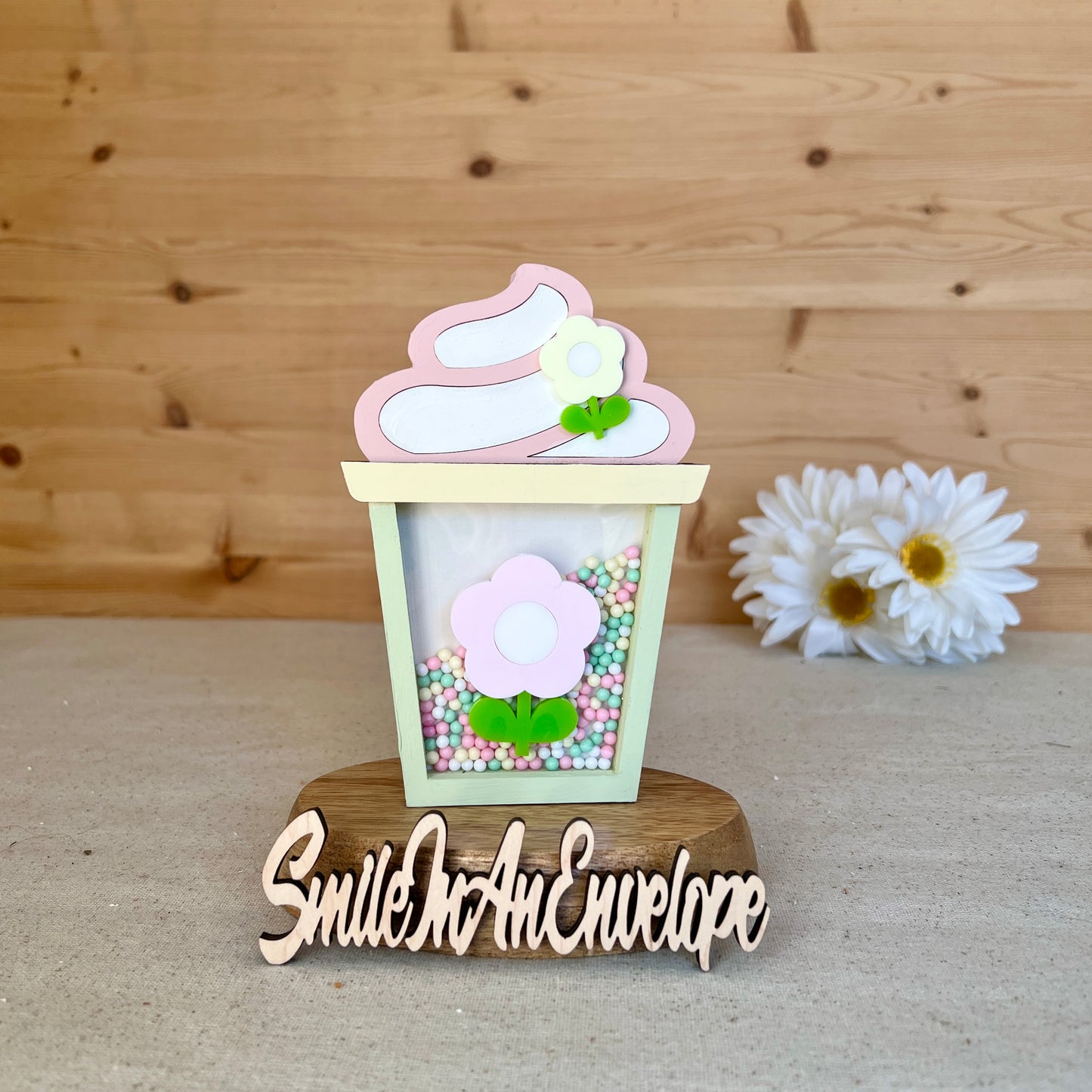 Spring Flower Latte shaker