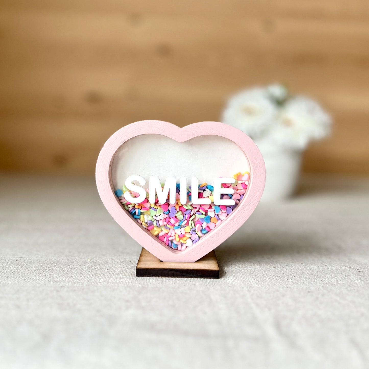 (NEW) Candy Heart Shaker + 1 base *