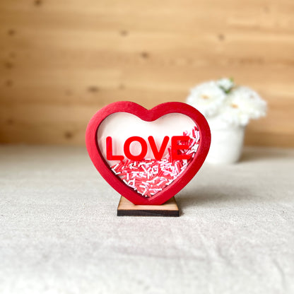 (NEW) Candy Heart Shaker + 1 base *