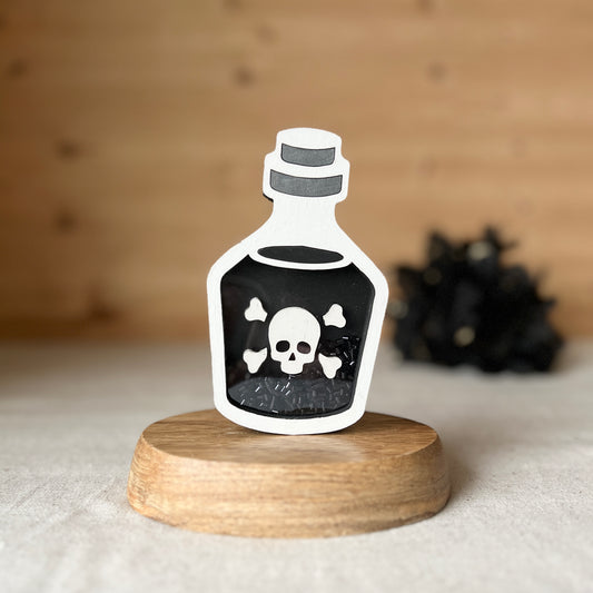 Skull Potion Shaker with a base