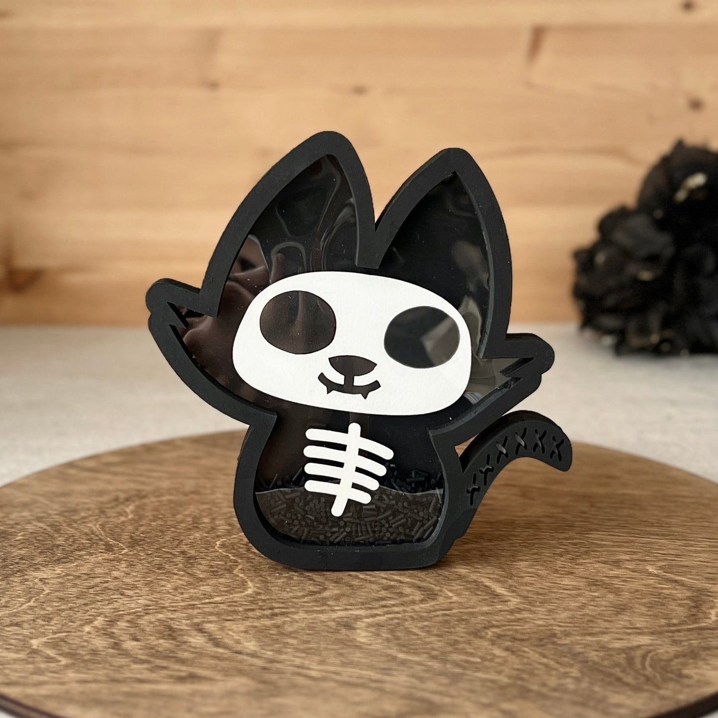 Skeleton Cat shaker