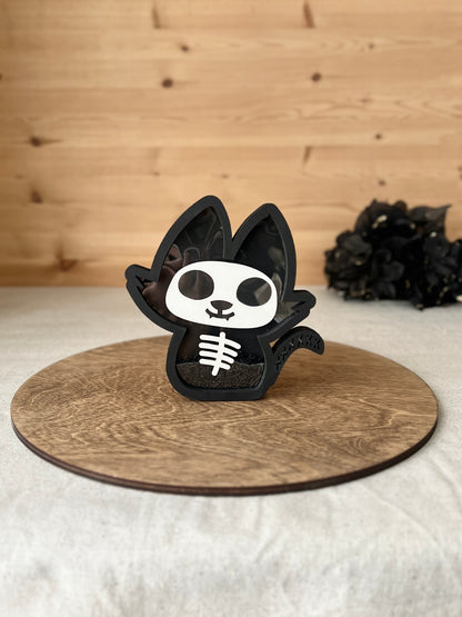 Skeleton Cat shaker