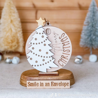 Xmas Tree Countdown Ornament+base