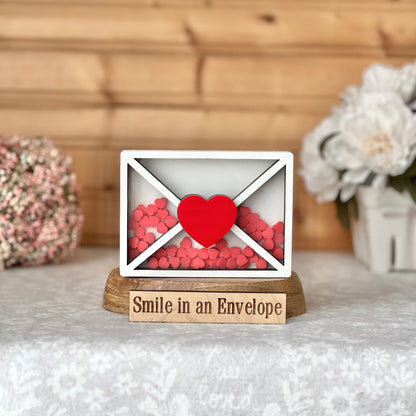 White Love Letter Shaker