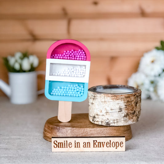 Popsicle shaker pastel color Summer