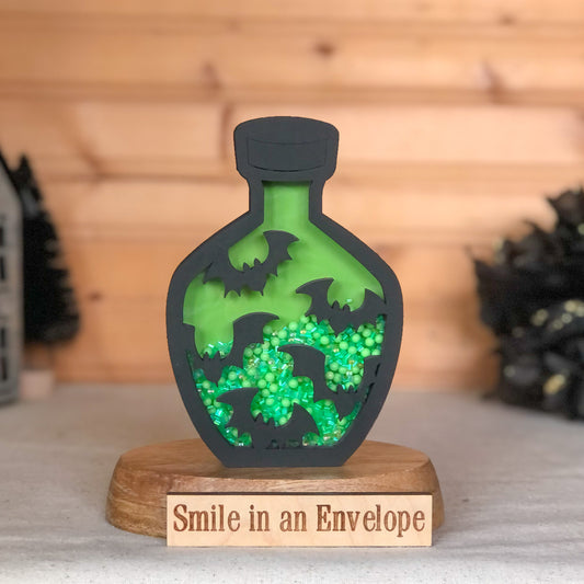 Potion-Green Halloween Bats