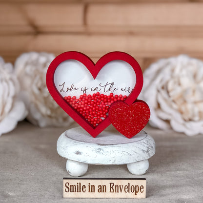 Red Double Heart shaker