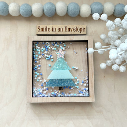 Christmas tree shaker sign :Blue image 0