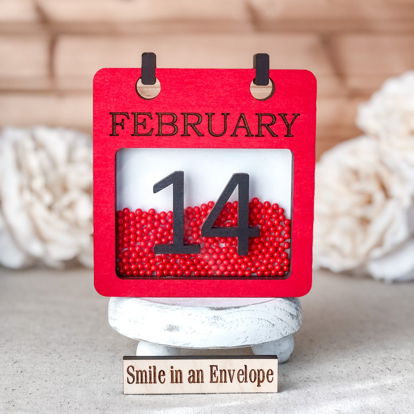 Red Calendar Shaker image 0