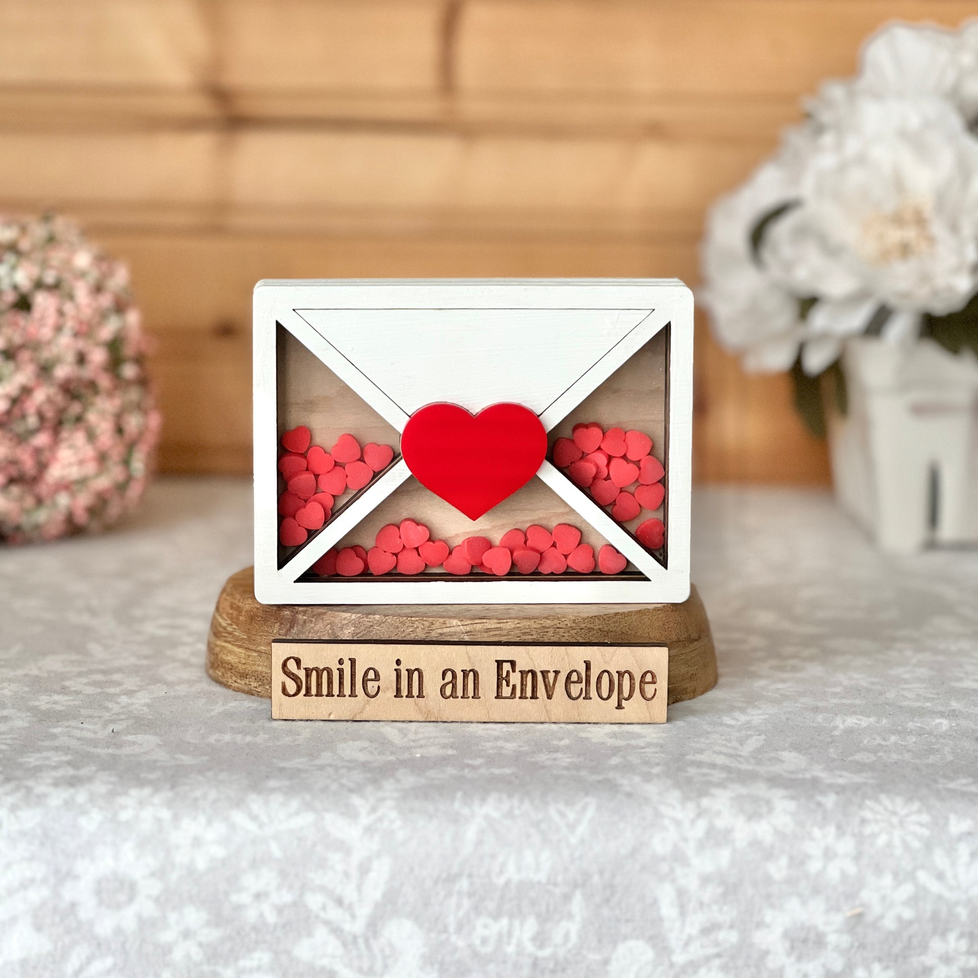 White Love Letter Shaker (New) image 0